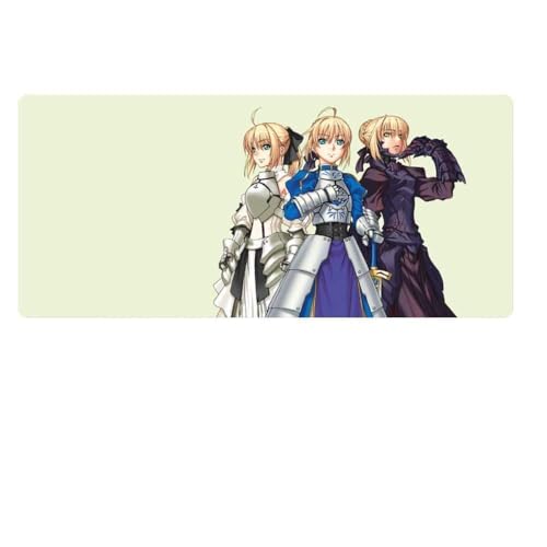 IGIRC Mauspad,Fate Stay Night Saber Speed Gaming Mouse pad,800x300mm Mousepad,Extended XXL Large Mousemat with 3mm-Thick Base,for notebooks, PC, B IGIRC Mauspad,Fate Stay Night Saber Speed Gaming Mouse pad,800x300mm Mousepad,Extended XXL Large Mousemat with 3mm-Thick Base,for notebooks, PC, B von Hemore