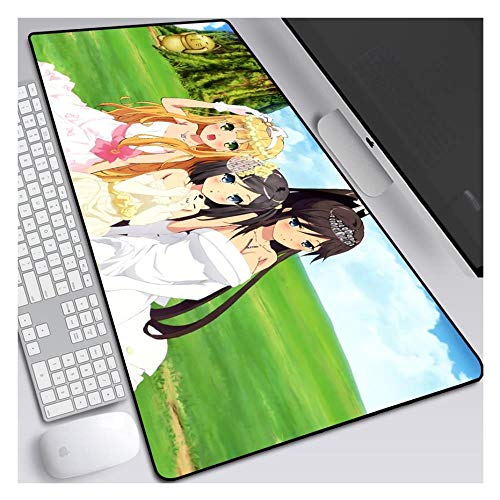 Mauspad 800x300mm extragroße Mausunterlage, Henneko Gaming Mousepad, rutschfeste Gaming-Mausunterlage aus Naturkautschukmit 3 mm Sperrkante, T Mauspad 800x300mm extragroße Mausunterlage, Henneko Gaming Mousepad, rutschfeste Gaming-Mausunterlage aus Naturkautschukmit 3 mm Sperrkante, T von Hemore