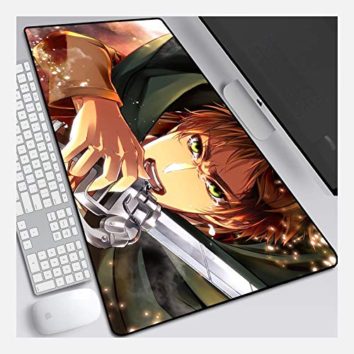 Mauspad Attack auf Titan 800X300mm Mauspad, Perfekte Präzision und Geschwindigkeit Gaming-Mauspad mit 3 mm starker Unterseite, für Notebooks, PC, ich Mauspad Attack auf Titan 800X300mm Mauspad, Perfekte Präzision und Geschwindigkeit Gaming-Mauspad mit 3 mm starker Unterseite, für Notebooks, PC, ich von Hemore