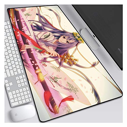 Mauspad Blazing Angel 900X400mm Mauspad, Speed ​​Gaming Mousepad, Extended XXL Large Mousemat mit 3mm starker Basis, für Notebooks, PC, P von IGIRC