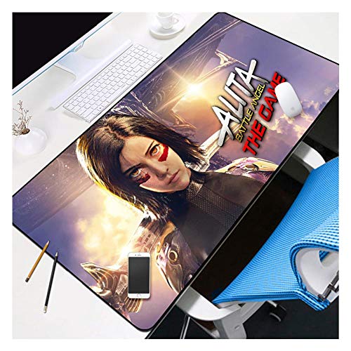 Mauspad Fighting Angel Speed Gaming Mouse Pad | XXL Mousepad |900 x 400mm Large Size| 3mm-Thick Base | Perfect Precision and Speed, E von IGIRC