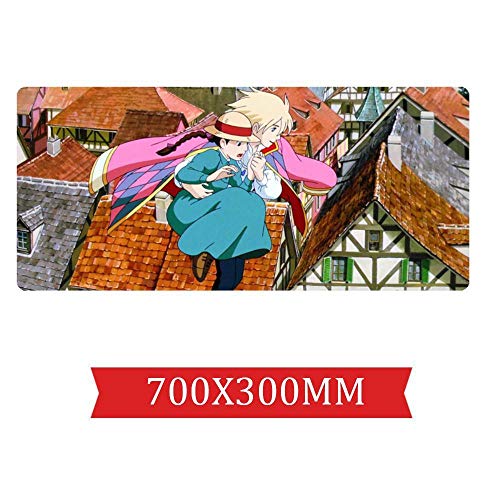 Mauspad Heulens bewegliches Schloss-Geschwindigkeits-Spiel Mauspad |XXL Mousepad | 700 x 300mm Großformat | 2 mm Dicke Basis | Perfekte Präzision und Geschwindigkeit, N von IGIRC