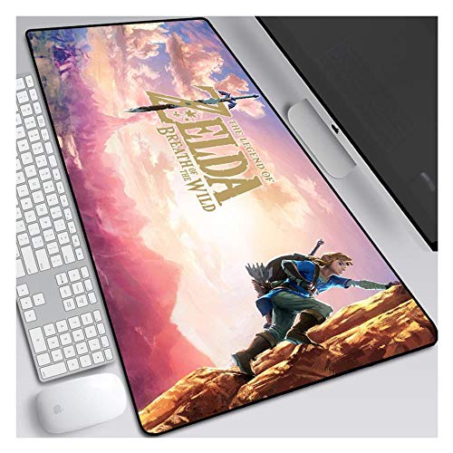 Mauspad Legende von Zelda Speed Gaming Mousepad |XXL Mousepad | 900 x 400mm Großformat | 3 mm Dicke Basis | Perfekte Präzision und Geschwindigkeit, G Mauspad Legende von Zelda Speed Gaming Mousepad |XXL Mousepad | 900 x 400mm Großformat | 3 mm Dicke Basis | Perfekte Präzision und Geschwindigkeit, G von Hemore