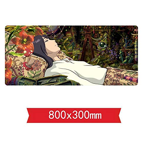 Mauspad Heulens bewegliches Schloss-Geschwindigkeits-Spiel Mauspad |XXL Mousepad | 800 x 300mm Großformat | 2 mm Dicke Basis | Perfekte Präzision und Geschwindigkeit, E von IGIRC