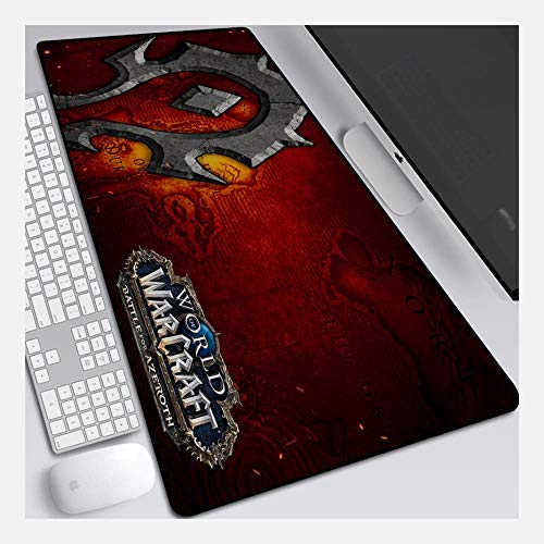 IGIRC Mauspad World of Warcraft 900X400mm Mauspad, Perfekte Präzision und Geschwindigkeit Gaming-Mauspad mit 3 mm starker Unterseite, für Notebooks, PC, Q IGIRC Mauspad World of Warcraft 900X400mm Mauspad, Perfekte Präzision und Geschwindigkeit Gaming-Mauspad mit 3 mm starker Unterseite, für Notebooks, PC, Q von Hemore
