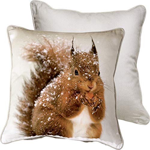 IHR Winter Squirrel Kissen gefüllt 40 x 40 cm von IHR