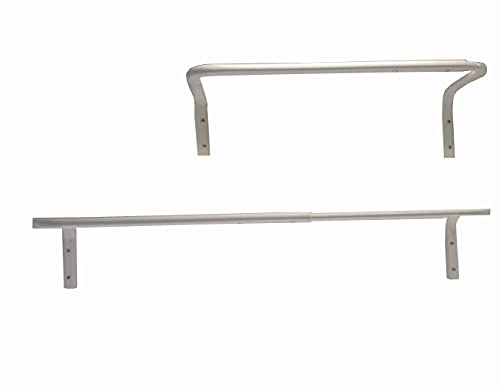 MULIG Kleiderstange in weiß; aus Stahl; (60-90cm) von Ikea