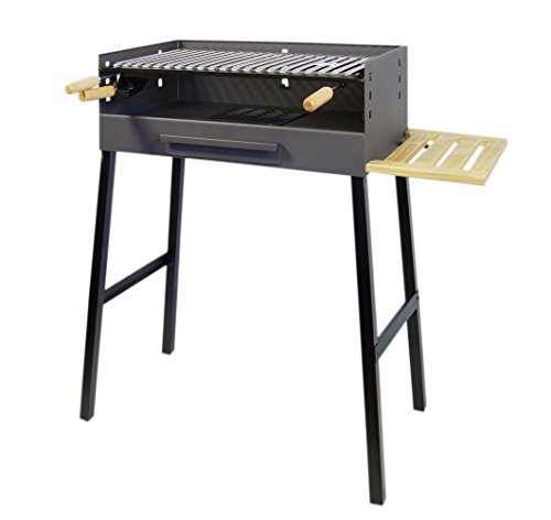 IMEX EL ZORRO 71440 Grill mit Rost aus Edelstahl 93 x 68 x 40 cm schwarz von EL ZORRO