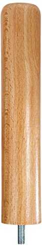 IMEX EL ZORRO Set mit 4 Holzbeinen für Canapés, Holz, neutral, 39x5x3 cm von EL ZORRO