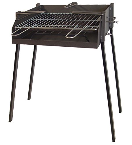 ImEx EL Zorro 71584 Grill quadratisch mit Halterung für Paella von EL ZORRO