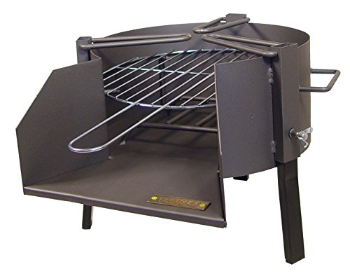 Imex El Zorro Standgrill mit verzinktem Grillrost, Schwarz, 35 x 48 x 31 cm, 71423.0 von EL ZORRO