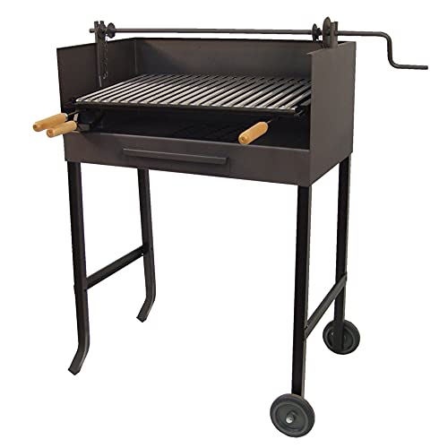 Imex The Fox 71535 – Grill mit Hebebühne und Grill, Edelstahl, 50 x 40 x 100 cm, Schwarz von EL ZORRO