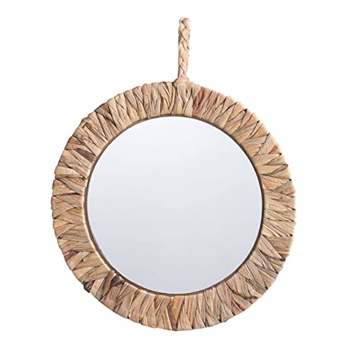 IMIKEYA 1stück Runder Woven Mirror Dekorativer Wandspiegel Im Boho-Stil Handgewebt Aus Raffinierten Materialien Für Schlafzimmer Wohnzimmer Und Badezimmer Verschönert Jeden Mit IMIKEYA 1stück Runder Woven Mirror Dekorativer Wandspiegel Im Boho-Stil Handgewebt Aus Raffinierten Materialien Für Schlafzimmer Wohnzimmer Und Badezimmer Verschönert Jeden Mit von IMIKEYA