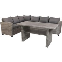 Inda-exclusiv - Terassen-Lounge Set leon grau-DTLS02 von INDA-EXCLUSIV