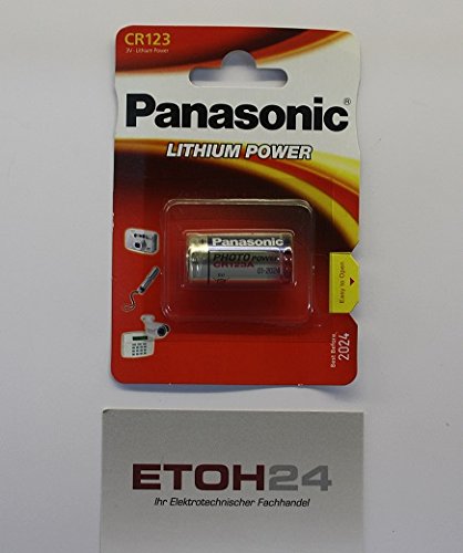 Lithium-Batterie 3,0 V Panasonic. INDEXA BAT-3V0-CR123A von INDEXA