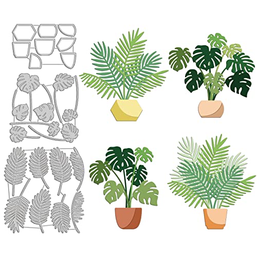 INFUNLY 24 Stück Blatt Gestanzte Metallpalmenblätter Stanzformen Blumentopf Prägeschablone Tropische Pflanze Stanzteile Für Sommerkartenherstellung DIY Scrapbooking Papieralbum Dekor Ostergeschenk INFUNLY 24 Stück Blatt Gestanzte Metallpalmenblätter Stanzformen Blumentopf Prägeschablone Tropische Pflanze Stanzteile Für Sommerkartenherstellung DIY Scrapbooking Papieralbum Dekor Ostergeschenk von INFUNLY