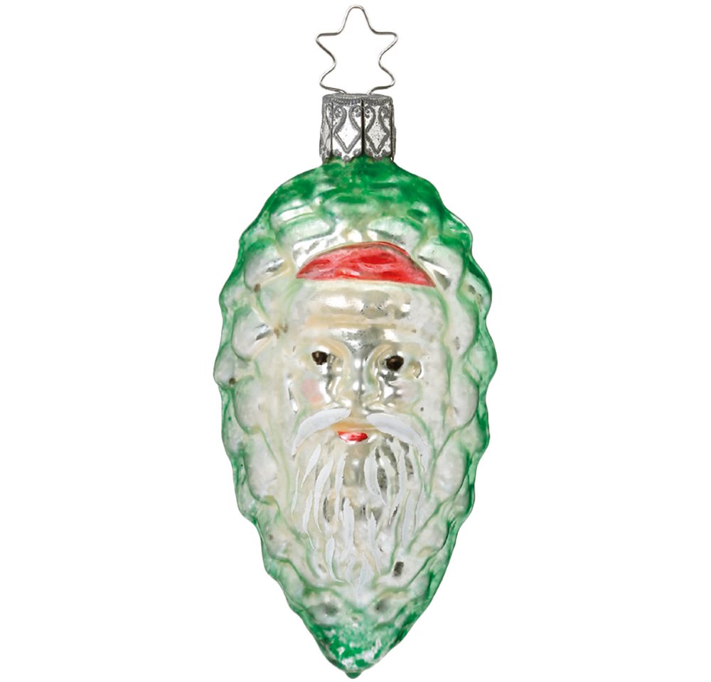 Christbaumschmuck Niko-Zapfen Nostalgia (1-tlg), mundgeblasen, handbemalt von INGE-GLAS®