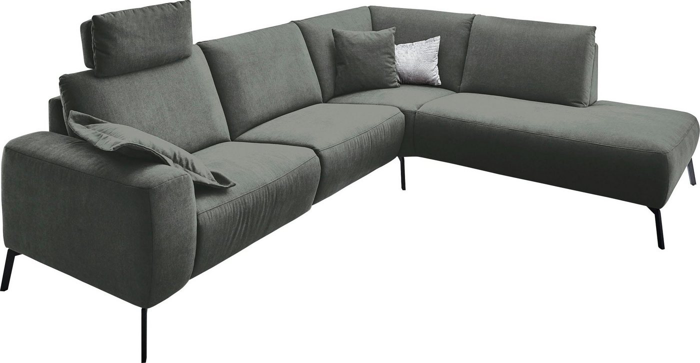 INOSIGN Ecksofa Bellini L-Form, incl. motorischer Relaxfunktio, wahlweise Easy Care-Bezug von INOSIGN