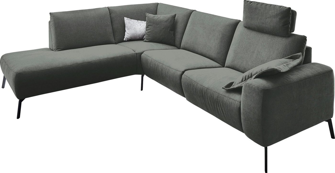 INOSIGN Ecksofa Bellini L-Form, incl. motorischer Relaxfunktio, wahlweise Easy Care-Bezug von INOSIGN