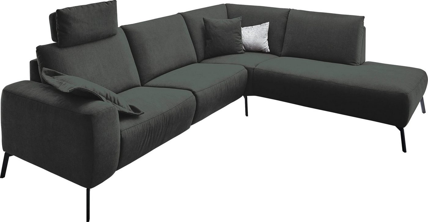 INOSIGN Ecksofa Bellini L-Form, incl. motorischer Relaxfunktio, wahlweise Easy Care-Bezug von INOSIGN