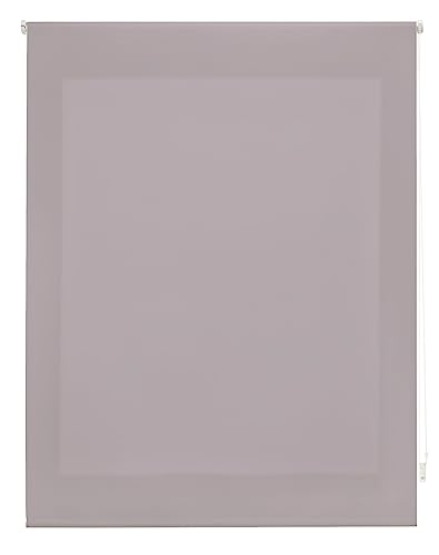 INTERBLIND | Premium Rollo, lichtdurchlässig, glatt, 140 x 175 cm (Breite x Höhe), Stoffmaß 137 x 170 cm, lichtdurchlässig, pastellviolett - Premium Fensterrollo von INTERBLIND