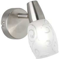 Colmar Nickel Spot Led Satiniertes Glas L8 cm Trio Beleuchtung von IPERBRIKO