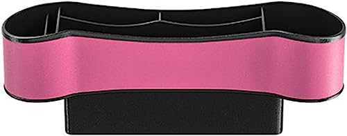 IREZ Autositz Aufbewahrungsbox für A-UDI Q4 Q4-Sportback, PU-Leder-Organizer Sitz Seitentaschen Organizer Multifunktionale Aufbewahrungsbox,C-Pink von IREZ