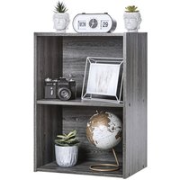 Iris Ohyama - Aufbewahrungsmöbel, Bücherregal, 2 feste Regale, Design,Multifunktional, Büro, Eingang, Schlafzimmer, Wohnzimmer - Basic Storage Shelf von IRIS OHYAMA