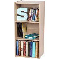 Iris Ohyama - Aufbewahrungsmöbel, Bücherregal, 3 feste Regale, Design, Multifunktional, Büro, Eingang, Schlafzimmer, Wohnzimmer - Basic Storage Shelf von IRIS OHYAMA