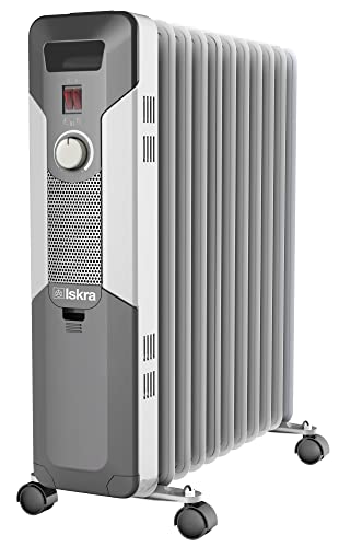 ISKRA ÖLRADIATOR (2900 Watt), inkl. Heizlüfter, dreifacher Überhitzungsschutz, 24h Timer, einstellbarer Thermostat von ISKRA