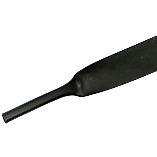 Lumonic Schrumpfschlauch Meterware 3:1 mit Kleber Schwarz - Hier von: 24mm auf 8mm - Dickwandiger Schrumfpschlauch in verschiedenen Größen von Lumonic