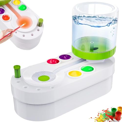 IXOKEV Pinselreiniger Bürstenspüler, pinselreiniger wasserfarbe kinder, Brush Cleaner, Brush Rinser Wasserkreislaufspüler, Pinsel-SpüLer FüR Acryl- Und Farben Auf Wasserbasis Pinsel RinserArt Tools IXOKEV Pinselreiniger Bürstenspüler, pinselreiniger wasserfarbe kinder, Brush Cleaner, Brush Rinser Wasserkreislaufspüler, Pinsel-SpüLer FüR Acryl- Und Farben Auf Wasserbasis Pinsel RinserArt Tools von IXOKEV