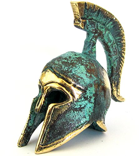 Antike griechische Bronze Museum Replica der Spartan Officer Helm (387) von IconsGr