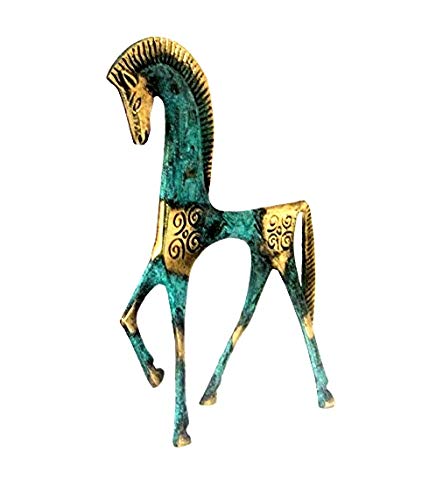 Antike griechische Bronze Museum Statue Replica of Horse von Geometrische Era (122) von IconsGr