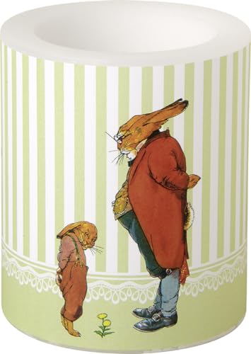 Ihr - CKM 1032320 - Windlicht, Ostern, Hasenlehrer mit Hasenmax, 9cm x 10,5cm, Brenndauer 50 Stunden Ihr - CKM 1032320 - Windlicht, Ostern, Hasenlehrer mit Hasenmax, 9cm x 10,5cm, Brenndauer 50 Stunden von Ideal Home Range