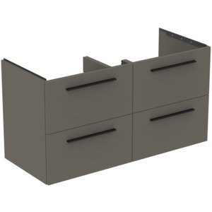 Ideal Standard i.life B Waschtisch-Unterschrank, 4 Auszüge, 1200x505x630mm, T5278, Farbe: Quarzgrau von Ideal Standard