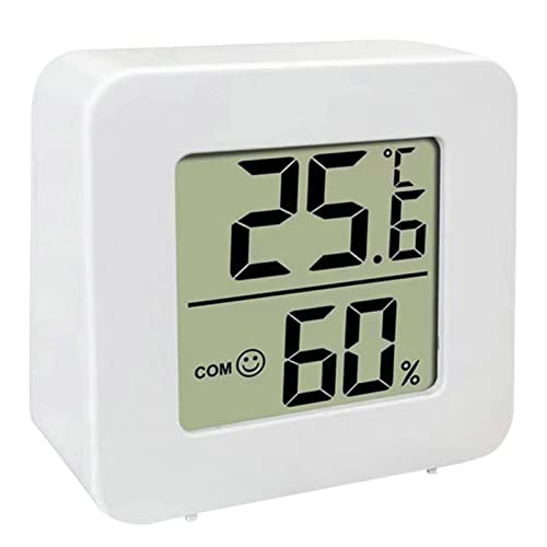 Idezek -Digital-Hygrometer – LCD-Digital-Hygrometer-Thermometer | Innenthermometer-Feuchtemessgerät Mit Hoher Genauigkeit | Innen-Hygrometer-Thermometer Für Zuhause, Babyzimmer von Idezek