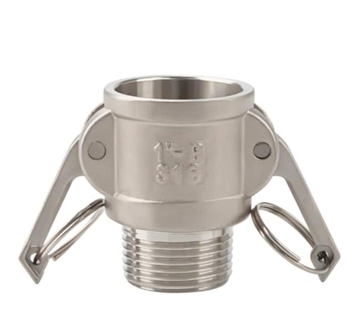 IkErna 1 Stück A-Dp-Typ Homebrew Camlock-Adapterkupplungen Mpt Fpt X Schlauchanschluss Edelsta304 Typ a B C D E F Dc Dp/B Type/1" IkErna 1 Stück A-Dp-Typ Homebrew Camlock-Adapterkupplungen Mpt Fpt X Schlauchanschluss Edelsta304 Typ a B C D E F Dc Dp/B Type/1" von IkErna