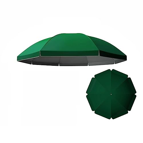 IkErna Regenschirm Ersatz Schirmdach Sonnenschirm Top Cover,Outdoor Sonnenschirm Regenschirm Ersatz Top Wasserdicht/Green/8.5Ft/260Cm von IkErna