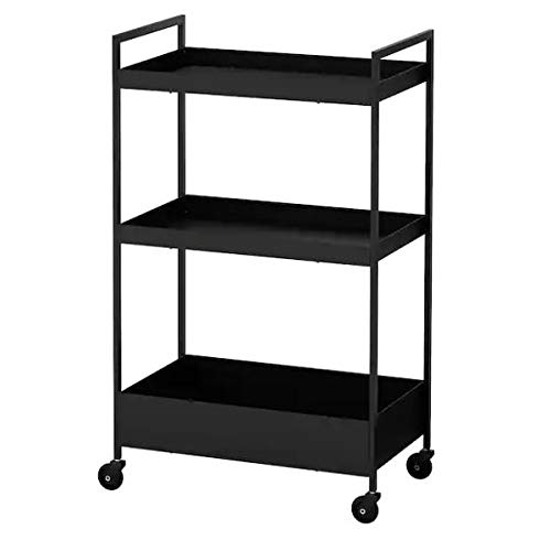 IKEA NISSAFORS Servierwagen in schwarz; (50.5x30x83cm) von IKEA