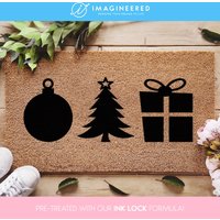 Benutzerdefinierte Tintenfischspiel Dekor - Personalisierte Fußmatte Inspiriert Weihnachtsmatte Fandom Weihnachtsgeschenk Koreanisch von Imagineered