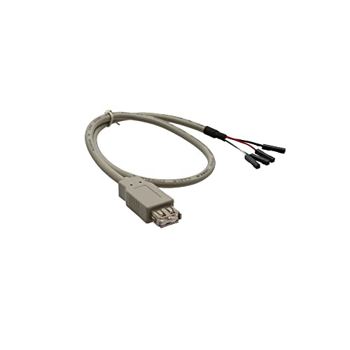 InLine 33440L USB 2.0 Adapterkabel, Buchse A auf Pfostenanschluss, 0,4m, bulk von InLine