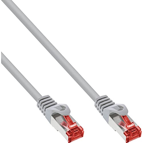 InLine 76112 Patchkabel, S/FTP (PiMf), Cat.6, 250MHz, PVC, CCA, grau, 1,5m von InLine