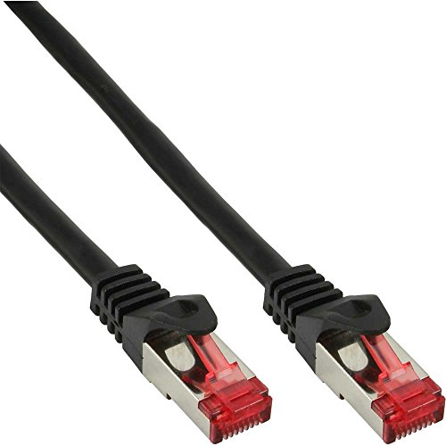 InLine 76403S S/FTP Patchkabel (250MHz, PVC, Kupfer, 3 m) Schwarz von InLine