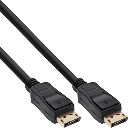 InLine® DisplayPort Kabel, schwarz, vergoldete Kontakte, 10m von InLine