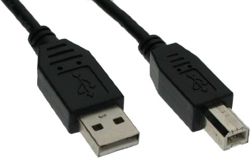 InLine USB 2.0 Kabel - A an B - schwarz - 1,8m von InLine