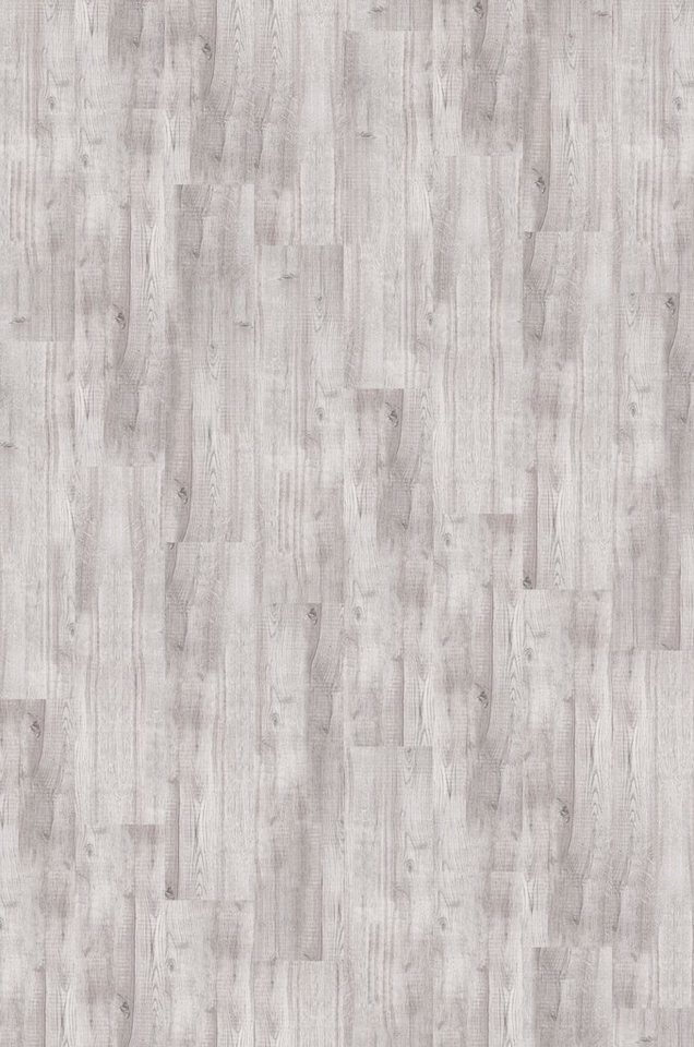 Teppichfliese Velour Holzoptik Eiche hell-grau, Infloor, rechteckig, Höhe: 6 mm, 14 Stück, 4 m², 25 x 100 cm, selbsthaftend, für Stuhlrollen geeignet von Infloor