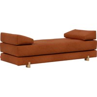 INNOVATION LIVING ™ Stapelliege "Sigmund 595 Eiche-Beine", Daybed mit zwei Federkernmatratzen zum täglichen Gebrauch von Innovation Living ™