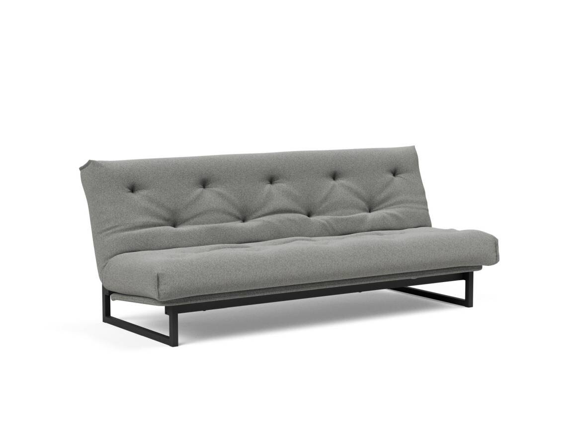 Innovation Fraction Klappsofa fest versteppt 140 x 200 cm | Spring 533 Boucle Ash grey Innovation Fraction Klappsofa fest versteppt 140 x 200 cm | Spring 533 Boucle Ash grey von Innovation