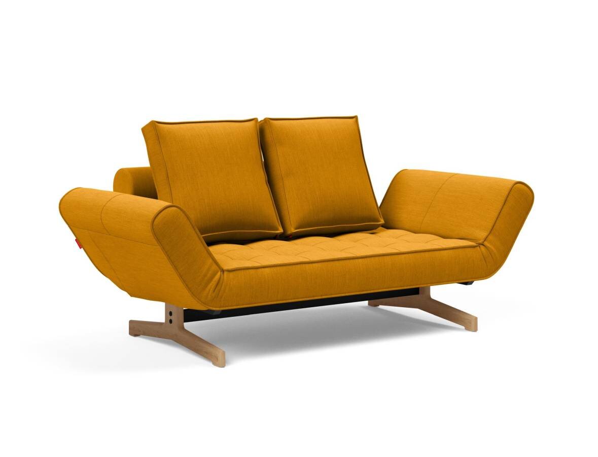 Innovation Ghia Klappsofa 507 Elegance Burned Curry Ghia Beine Eiche / matt schwarz Innovation Ghia Klappsofa 507 Elegance Burned Curry Ghia Beine Eiche / matt schwarz von Innovation